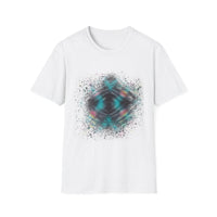 FOCAL POINT:  Kaleidoscope inspired, Colorful Tie-Dye Unisex T-Shirt, Funky Graphic Tee, Casual Summer Wear, Gift for Friends, Vibrant Design, Unique Style
