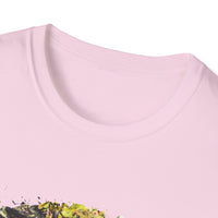 Blueberry Bliss 2:  Nature-Inspired Unisex Softstyle T-Shirt, Graphic Tee, Eco-Friendly Apparel, Earthy Vibe Shirt, Casual Wear, Nature Lover Gift