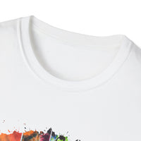 Resilience 2:  Vibrant Tie-Dye Unisex Softstyle T-Shirt, Bohemian Tee, Summer Apparel, Festival Wear, Gift for Him or Her