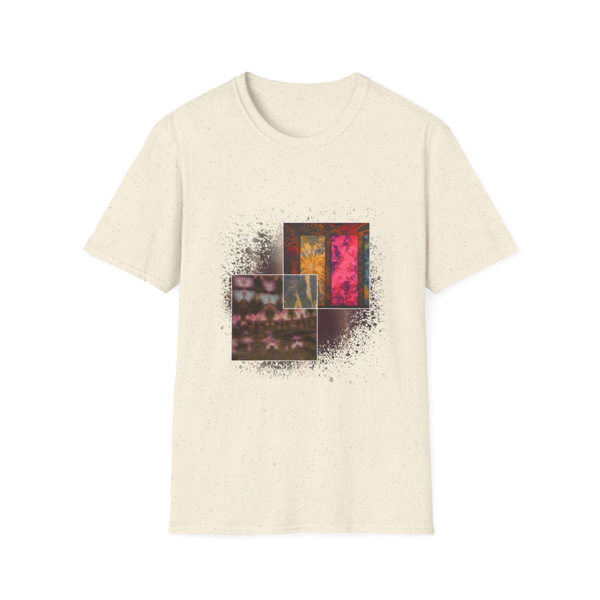 Smoke and Mirrors 2:  Vibrant Art Graphic Tee, Unisex Softstyle T-Shirt, Casual Wear, Stylish Gift, Artistic Fashion, Everyday Comfort, Unique Design