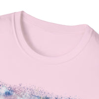 LILAC INFUSION:  Nature inspired Tie-Dye Unisex Softstyle T-Shirt - Boho Chic, Casual Wear, Summer Essential, Festival Outfit, Unique Gift