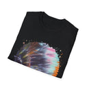 Bravado 2:  Colorful Tie-Dye Unisex Softstyle T-Shirt with Abstract Design, Perfect for Festivals, Casual Outings, Relaxed Days, Summer Vibes, and Gifts