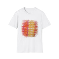TEQUILA SUNRISE: Horizon inspired, beach vibe Tie-Dye Unisex Softstyle T-Shirt, Casual Wear, Summer Vibes, Festival Outfit, Gift for Friends, Tie Dye Shirt