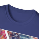 KALEIDOSCOPE: Earth inspired tie dye collage, Unisex Softstyle T-Shirt