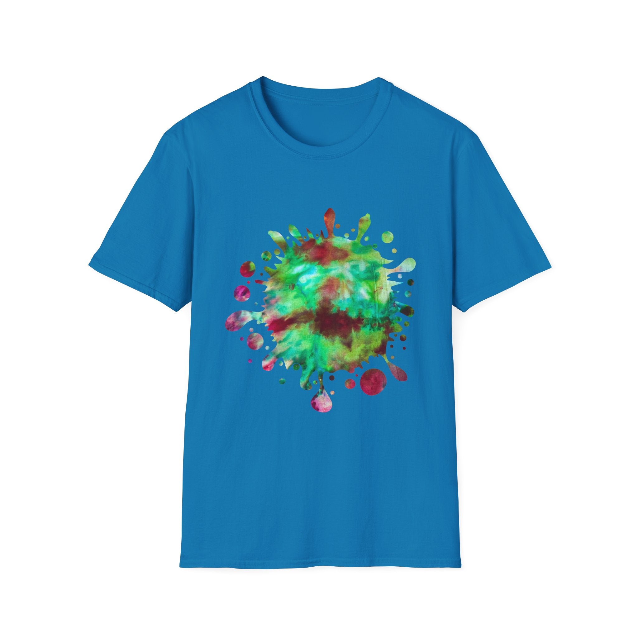 Autumn Infusion 2:  Vibrant Splash T-Shirt - Artsy Graphic Tee for Creatives, Casual Wear, Unique Gift, Summer Style, Colorful Fashion