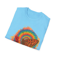 The Butterfly Effect:  Bohemian Butterfly T-Shirt, Vibrant Graphic Tee for Nature Lovers, Unisex Gift for Birthdays, Festivals, Boho Style Apparel