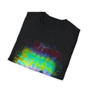 Sidewinder Showdown 2:  Vibrant Artistic Drip T-Shirt, Colorful Graphic Tee, Unisex Rainbow Shirt, Casual Wear, Gift for Art Lovers, Summer Fashion