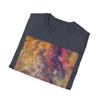 JUPITER JEWEL: Galaxy inspired, Colorful Tie-Dye Unisex Softstyle T-Shirt | Vibrant Casual Wear, Summer Vibes, Festival Gear, Everyday Comfort, Unique Gift