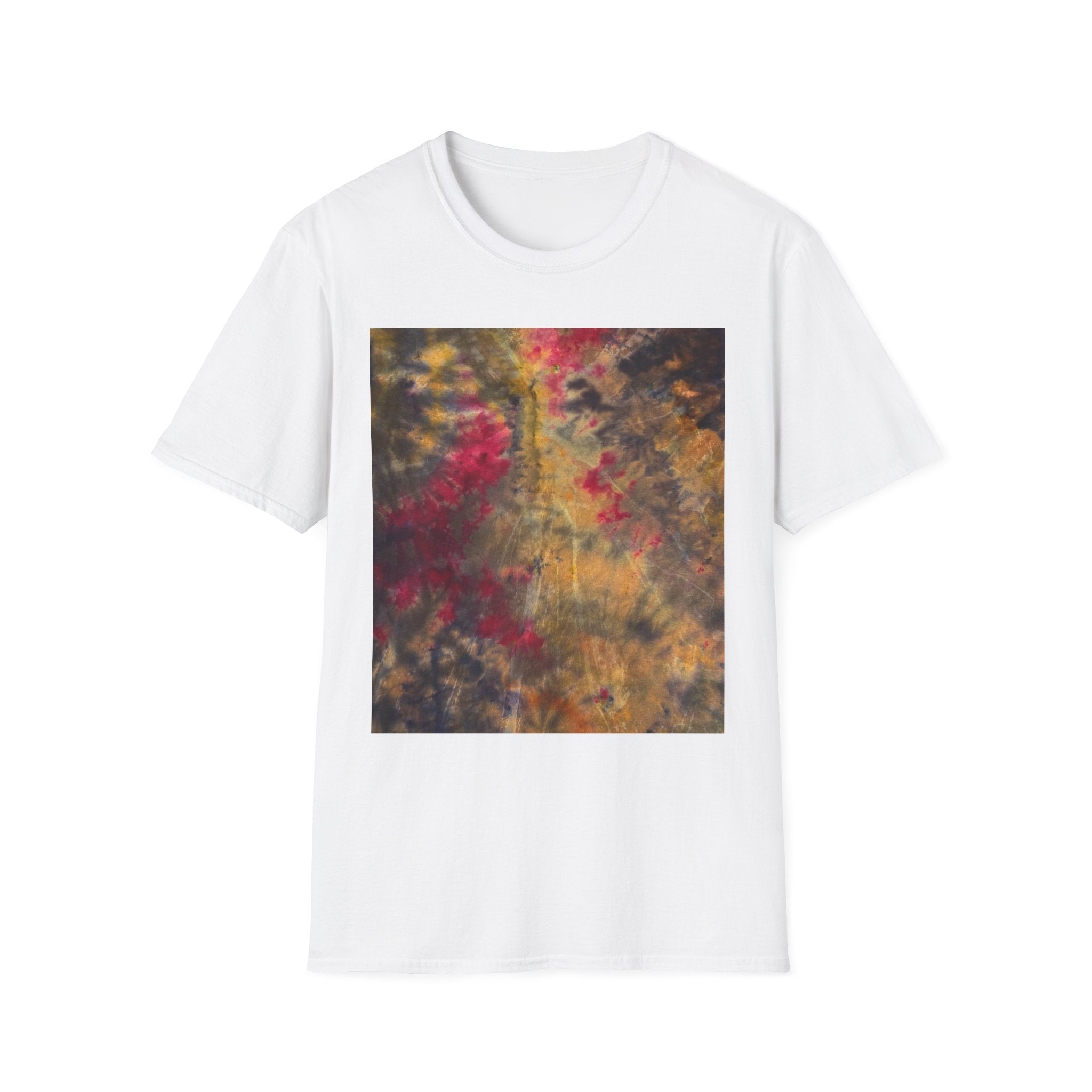 SAPPHIRE SCORPION:  Gritty style, Bohemian Tie-Dye T-Shirt, Comfortable Casual Wear, Unique Gift for Friends, Perfect for Festivals, Summer Style, Unisex Fashion