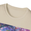 DRAGONFLY DESTINY: Fantasy inspired, Vibrant Tie-Dye T-Shirt, Unisex Softstyle Tee for Festivals, Summer Outings, Birthday Gifts, Casual Wear, Eco-Friendly Fashion