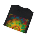 HABANERO HELIX: Rich, bright and Colorful Tie-Dye Unisex Softstyle T-Shirt, Retro Vibe Tee, Festival Outfits, Gift for Teens, Summer Essentials, Casual Wear