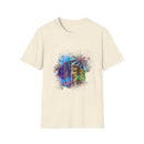 Tenacity 2:  Colorful Tie-Dye Unisex Softstyle T-Shirt, Casual Wear, Gift for Art Lovers, Summer Vibes, Festival Clothing