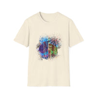 Tenacity 2:  Colorful Tie-Dye Unisex Softstyle T-Shirt, Casual Wear, Gift for Art Lovers, Summer Vibes, Festival Clothing