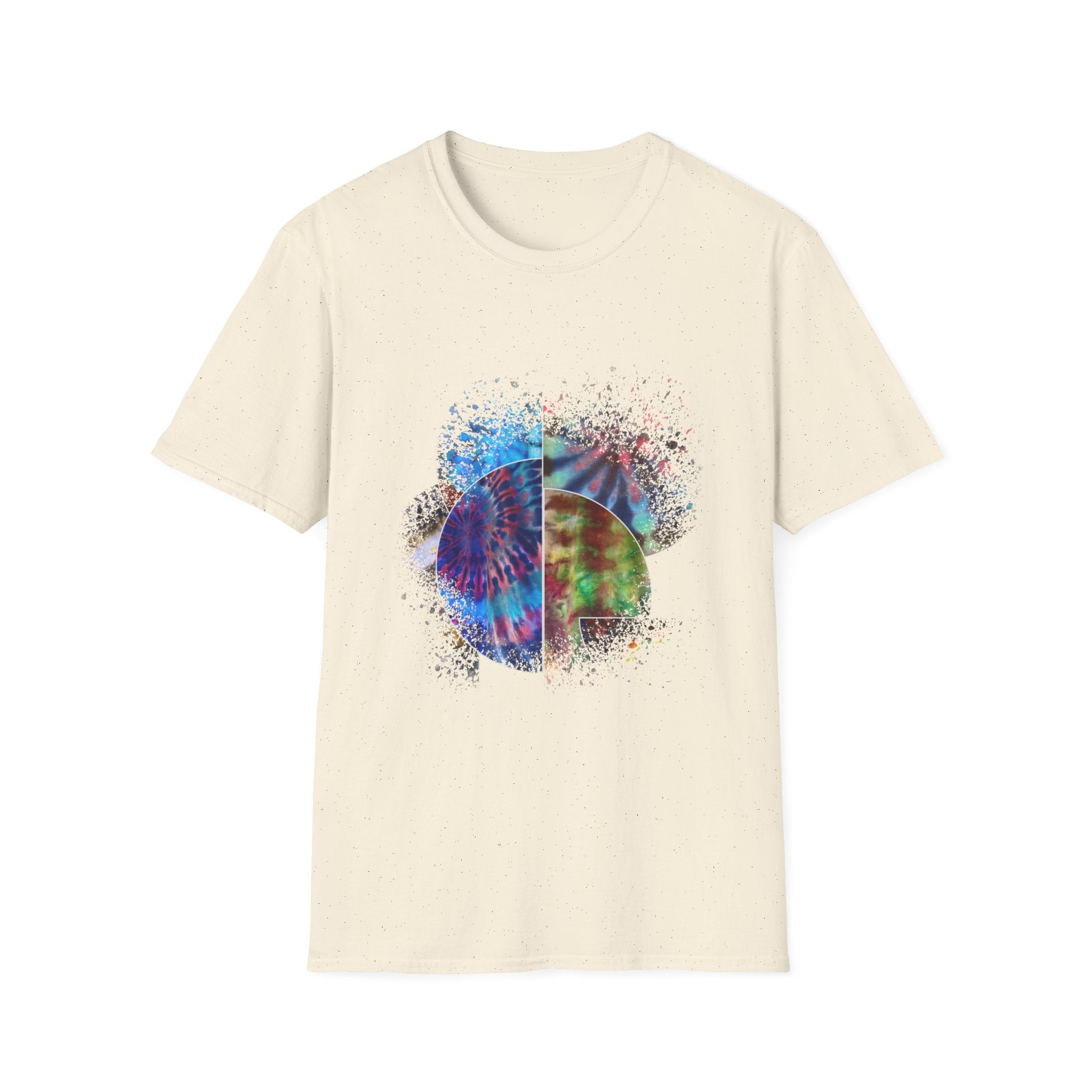 Tenacity 2:  Colorful Tie-Dye Unisex Softstyle T-Shirt, Casual Wear, Gift for Art Lovers, Summer Vibes, Festival Clothing