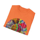 Synchronicity 2:  Colorful Tie-Dye Unisex T-Shirt, Boho Chic Tees, Summer Vibes Shirt, Festival Wear, Gift for Friends, Relaxed Fit Tops
