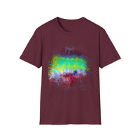 Sidewinder Showdown 2:  Vibrant Artistic Drip T-Shirt, Colorful Graphic Tee, Unisex Rainbow Shirt, Casual Wear, Gift for Art Lovers, Summer Fashion