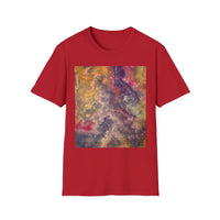 JUPITER JEWEL: Galaxy inspired, Colorful Tie-Dye Unisex Softstyle T-Shirt | Vibrant Casual Wear, Summer Vibes, Festival Gear, Everyday Comfort, Unique Gift