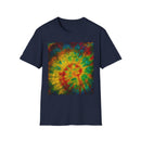 HABANERO HELIX: Rich, bright and Colorful Tie-Dye Unisex Softstyle T-Shirt, Retro Vibe Tee, Festival Outfits, Gift for Teens, Summer Essentials, Casual Wear