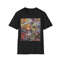 CORNUCOPIA:  Grunge style tie dye, Unisex Softstyle T-Shirt