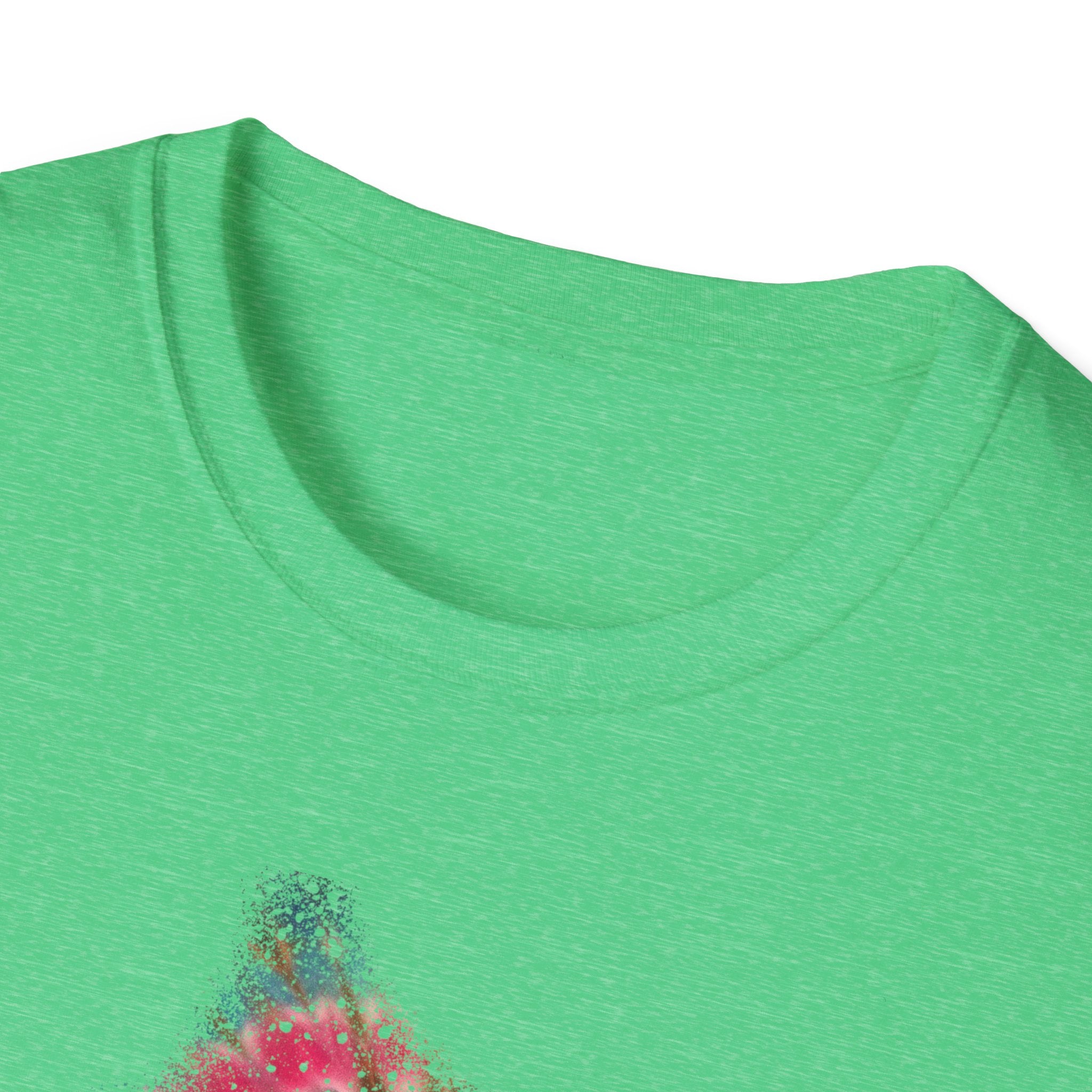 Rainbow Ballad 2: Colorful Snowy edge Tie-Dye Unisex T-Shirt, Bohemian Tee, Festival Wear, Summer Vibes, Casual Fashion, Gift for Her/Him