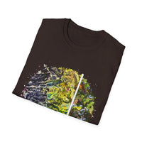 Blueberry Bliss 2:  Nature-Inspired Unisex Softstyle T-Shirt, Graphic Tee, Eco-Friendly Apparel, Earthy Vibe Shirt, Casual Wear, Nature Lover Gift