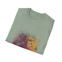 Amber Prerogative 2:  Colorful Splash Unisex Softstyle T-Shirt, Casual Wear, Gift for Art Lovers, Summer Fashion, Vibrant Graphic Tee