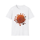 QUASAR:  Galaxy style yet with earthy color splatter, Artistic Splatter T-Shirt - Casual Wear, Graphic Tee, Unique Gift, Art Lover Apparel, Summer & Festival Fashion
