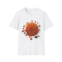 QUASAR:  Galaxy style yet with earthy color splatter, Artistic Splatter T-Shirt - Casual Wear, Graphic Tee, Unique Gift, Art Lover Apparel, Summer & Festival Fashion