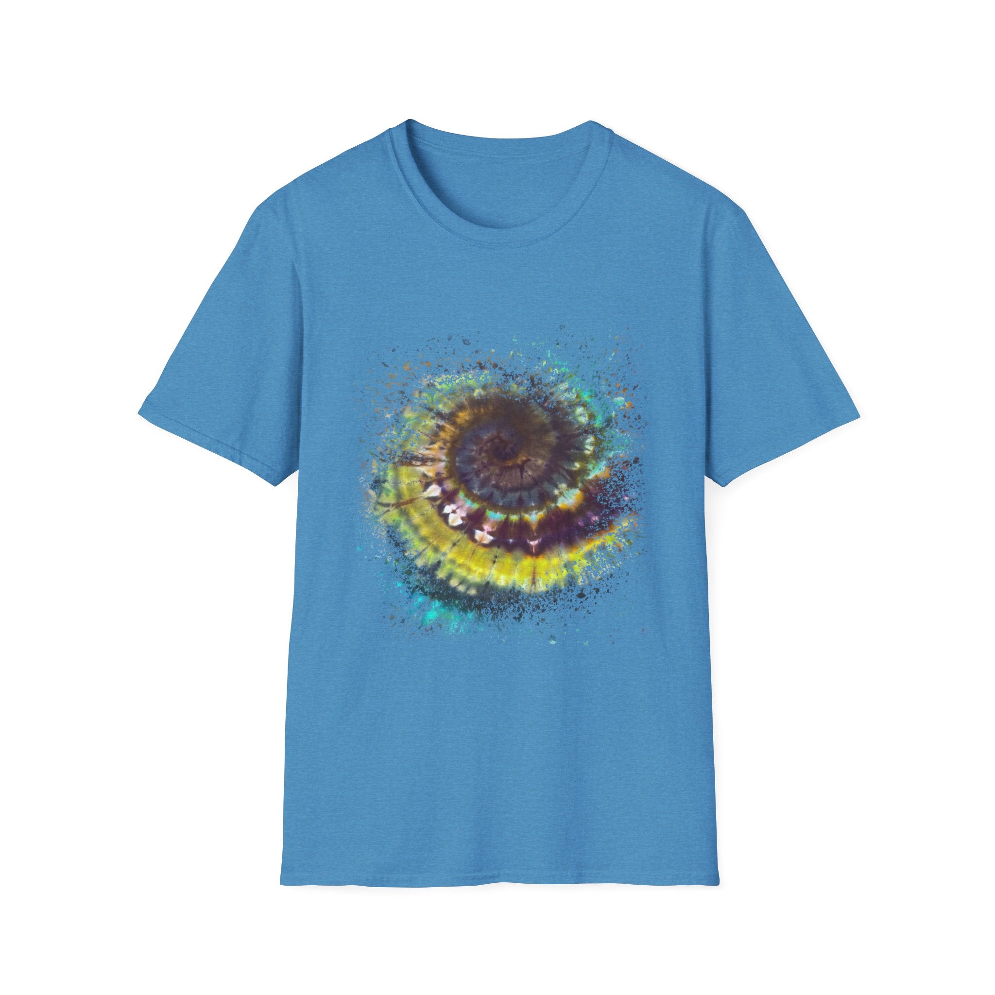 Temptation 2:  Colorful Spiral Art Unisex Softstyle T-Shirt, Casual Wear, Gift for Art Lovers, Eco-Friendly Tee, Summer Fashion