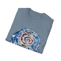 KINETIX:  Dream inspired, Spiritual Tie-Dye T-Shirt, Relaxed Vibes, Unisex Tee, Gift for Yoga Lovers, Bohemian Style, Festival Apparel