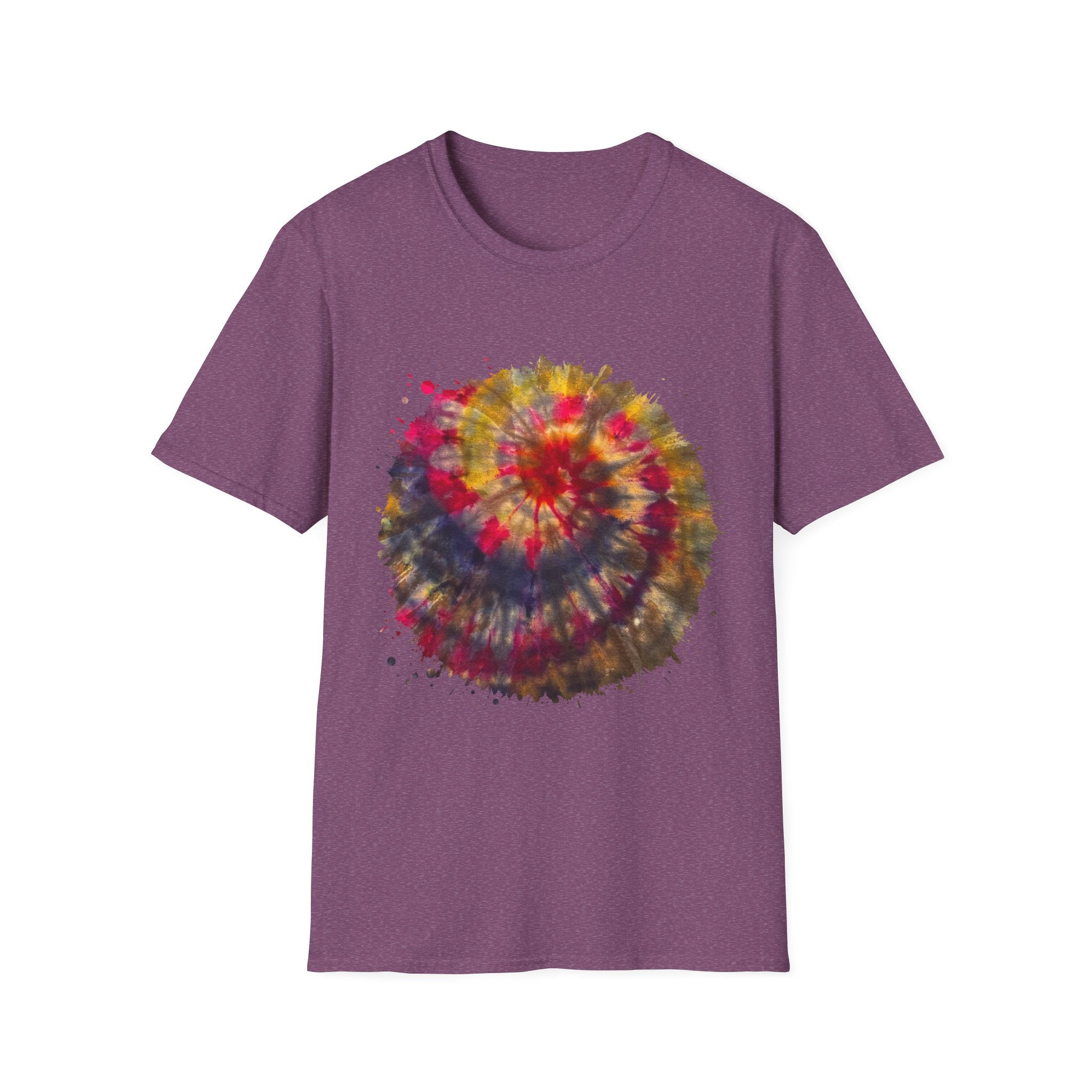 Desert Rose 2:  Vibrant Tie-Dye T-Shirt, Unisex Softstyle Tee, Boho Chic Shirt, Casual Wear, Perfect for Summer Festivals, Gift for Friends