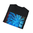 BLUE TIDE: Ocean inspired, Colorful swirl Tie-Dye Unisex T-Shirt - Boho-Chic Fashion, Summer Vibes, Gift for Him/Her, Festival Wear, Cozy Everyday Top
