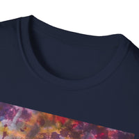 FANTASIA:  Fantasy inspired Splat style, Tie-Dye Unisex Softstyle T-Shirt | Perfect for Summer Festivals, Casual Outings, Gifts, and Relaxation
