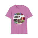 The Dilemma 2:  Colorful Collage Unisex Softstyle T-Shirt - Vibrant Art Tee, Casual Wear, Unique Gift, Graphic Tee, Everyday Essentials, Trendy Fashion