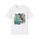 INFLECTION POINT: Monet style Colorful Tie-Dye Unisex Softstyle T-Shirt, Casual Wear, Festival Outfit, Art-Inspired, Everyday Fashion, Gift for Art Lovers