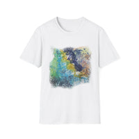 INFLECTION POINT: Monet style Colorful Tie-Dye Unisex Softstyle T-Shirt, Casual Wear, Festival Outfit, Art-Inspired, Everyday Fashion, Gift for Art Lovers