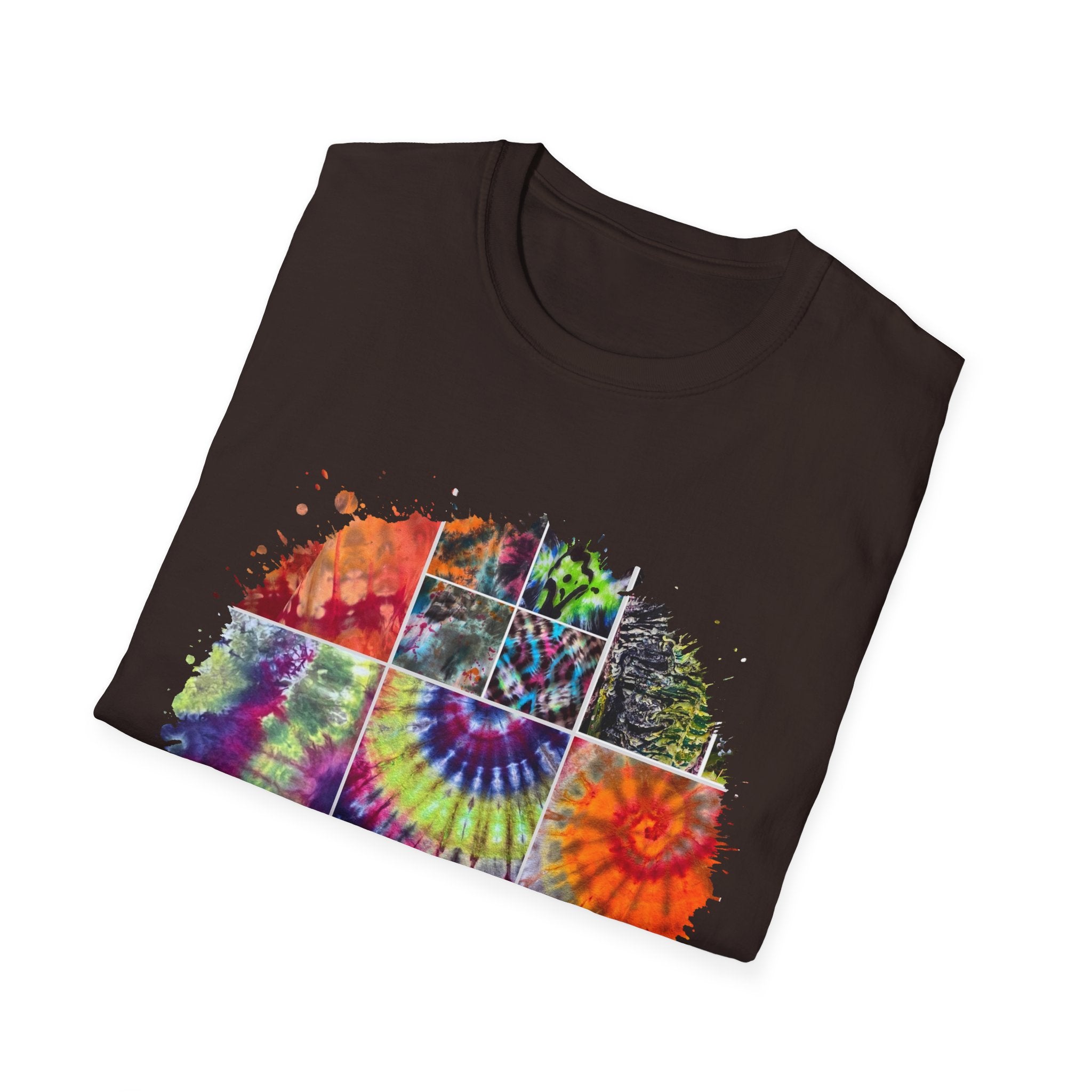 Resilience 2:  Vibrant Tie-Dye Unisex Softstyle T-Shirt, Bohemian Tee, Summer Apparel, Festival Wear, Gift for Him or Her