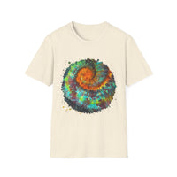Whiplash 2:  Vibrant Spiral Tie-Dye Unisex T-Shirt, Soft Tee, Colorful Casual Tee, Summer Style shirt, Eco-friendly Gift, Festival Wear
