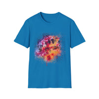 Serenade 2:  Vibrant Drip Artistic T-Shirt, Unisex Softstyle Tee, Colorful Streetwear, Graphic Tee, Casual Artwear, Trendy Summer Shirt