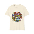 San Mateo Magic 2:  Vibrant Artistic Unisex T-Shirt, Colorful Graphic Tee, Trendy Casual Shirt, Unique Gift for Art Lovers, Summer Essential