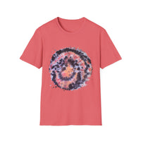 Tangerine Tiger 2:  Artistic Tie-Dye Unisex Softstyle T-Shirt, Casual Wear, Festival Outfit, Gift for Him/Her, Summer Vibes, Eco-Friendly Fashion