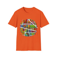 San Mateo Magic 2:  Vibrant Artistic Unisex T-Shirt, Colorful Graphic Tee, Trendy Casual Shirt, Unique Gift for Art Lovers, Summer Essential
