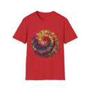 Desert Rose 2:  Vibrant Tie-Dye T-Shirt, Unisex Softstyle Tee, Boho Chic Shirt, Casual Wear, Perfect for Summer Festivals, Gift for Friends