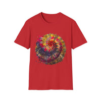 Desert Rose 2:  Vibrant Tie-Dye T-Shirt, Unisex Softstyle Tee, Boho Chic Shirt, Casual Wear, Perfect for Summer Festivals, Gift for Friends