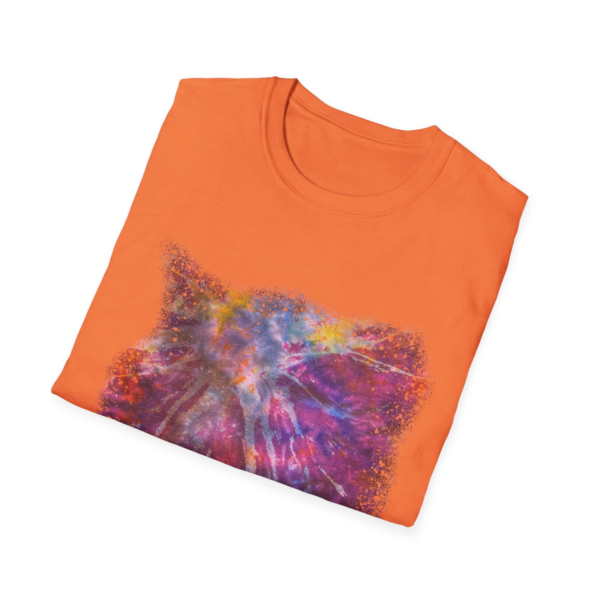 Raspberry Sorbet 2:  Cosmic Vibe Unisex Softstyle T-Shirt | Galaxy Art Tee | Gift for Space Lovers | Festival Wear | Comfortable Casual Tee | Summer Wardrobe