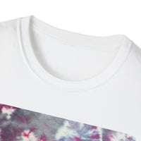 CRITTER: "under the microscope" look, Vibrant Tie-Dye Unisex T-Shirt, Boho Chic Tee, Festival Wear, Summer Essentials, Gift for Friends, Relaxed Casual Style