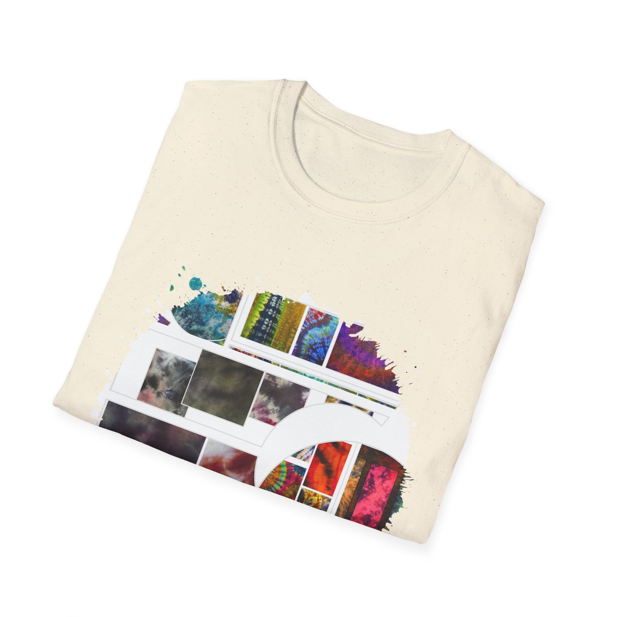 The Dilemma 2:  Colorful Collage Unisex Softstyle T-Shirt - Vibrant Art Tee, Casual Wear, Unique Gift, Graphic Tee, Everyday Essentials, Trendy Fashion