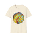 Habanero Helix 2:  Vibrant Tie-Dye Unisex T-Shirt, Retro Graphic Tee, Casual Wear, Unique Gift, Festival Fashion, Summer Apparel