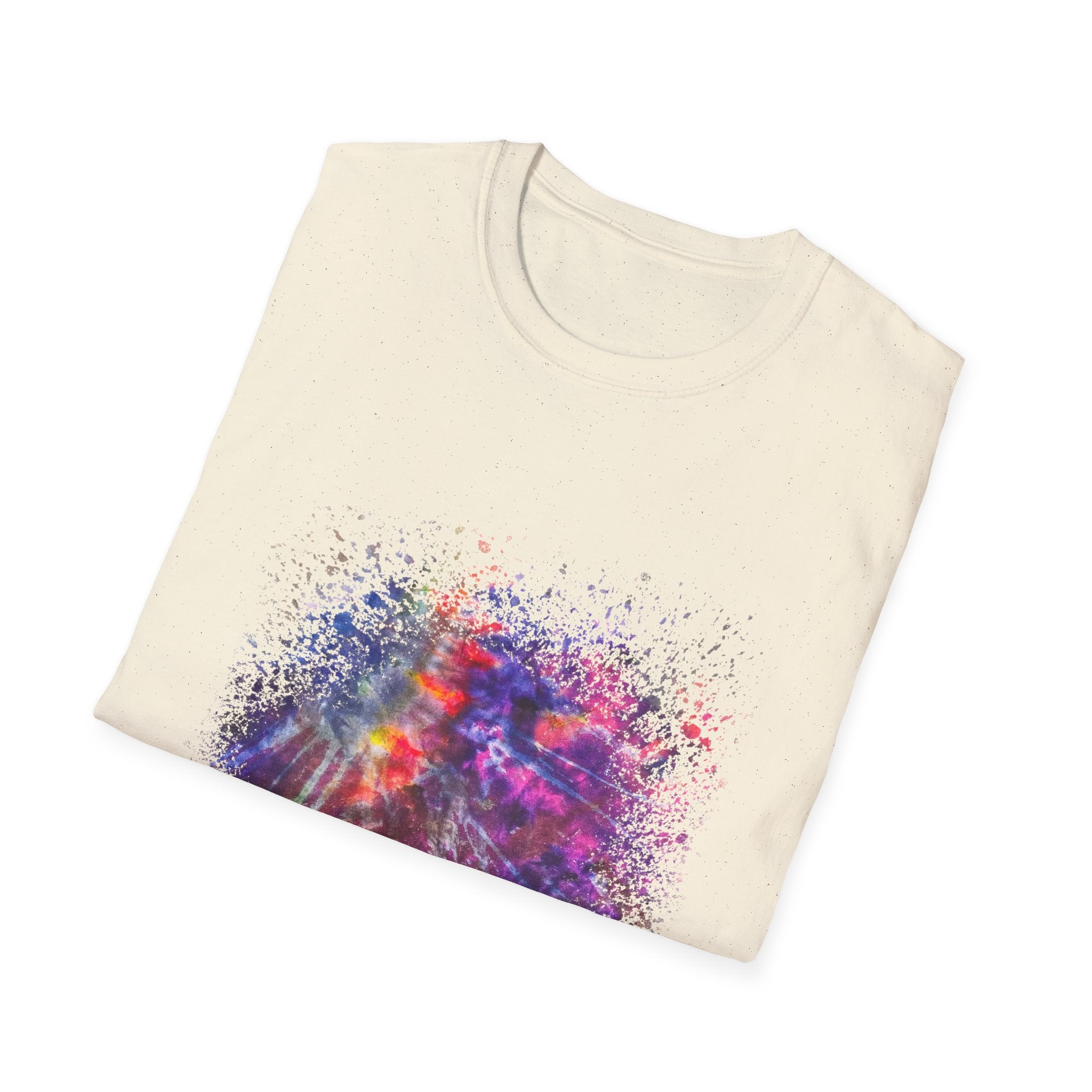 Bombay Blitz 2:  Vibrant Abstract Art T-Shirt | Unisex Softstyle Tee, Colorful Graphic Shirt, Trendy Casual Wear, Unique Gift for Art Lovers