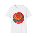 Fuchsia Frenzy 2:  Vibrant Tie-Dye T-Shirt for Fun & Relaxation, Summer Vibes, Festival Wear, Unisex Fashion, Gift for Friends